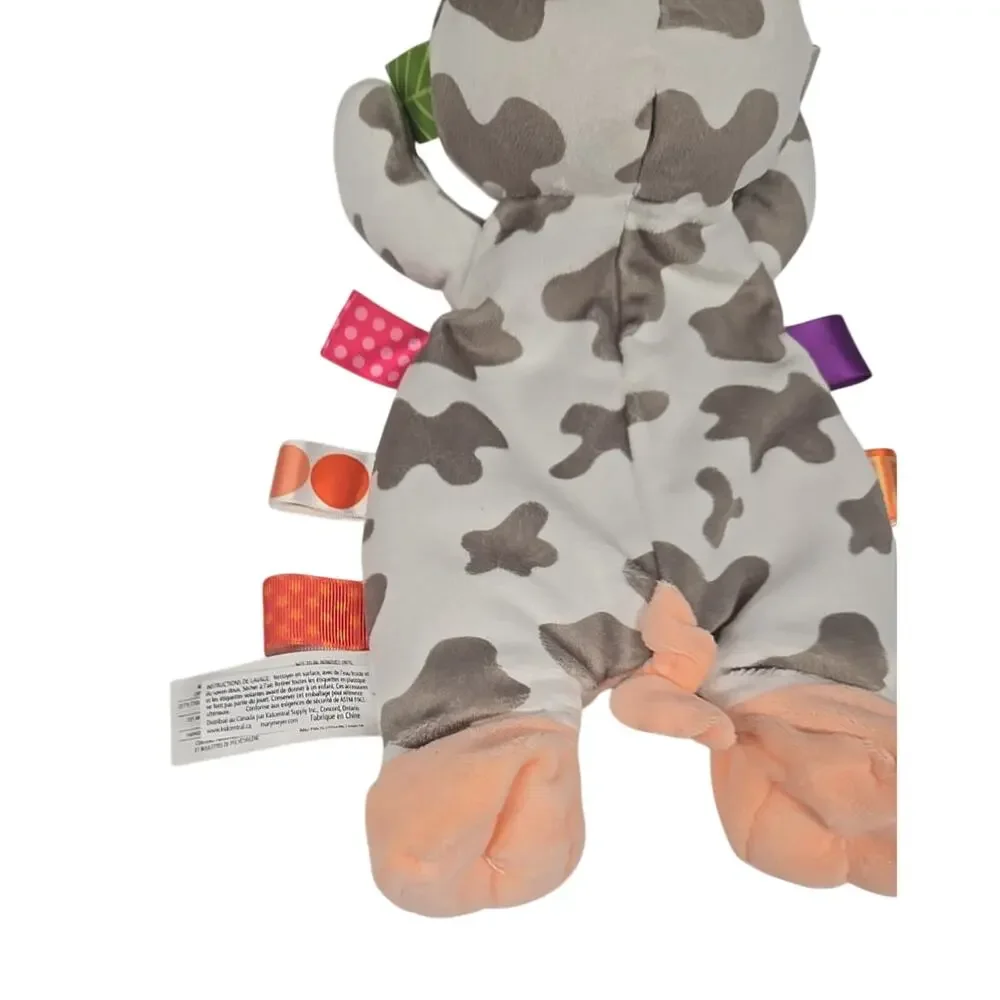 Taggies Signature Collection 2023 Pig Plush Lovey Mary Meyer Pellet Bottom 12 In